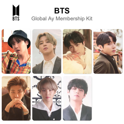 BTS Global Ay Membership Kit photocard oficial