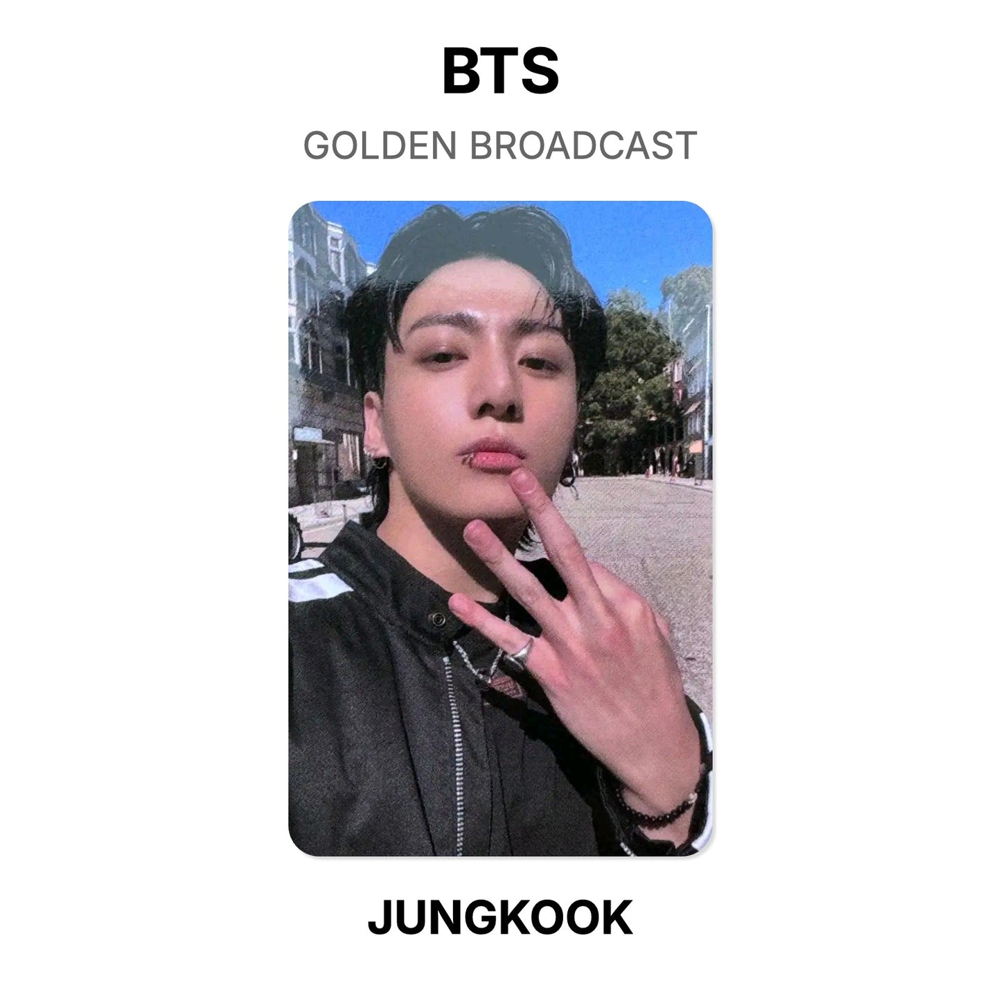 BTS GOLDEN BROADCAST Offizielle Photocard
