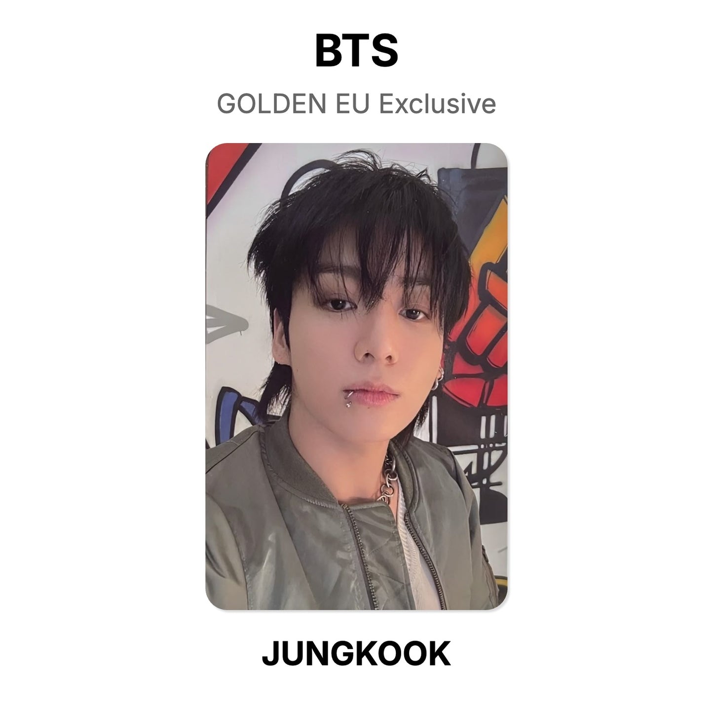 BTS GOLDEN EU Exclusive Offizielle Photocard