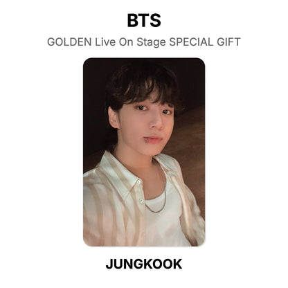 BTS GOLDEN Live On Stage SPECIAL GIFT photocard officielle
