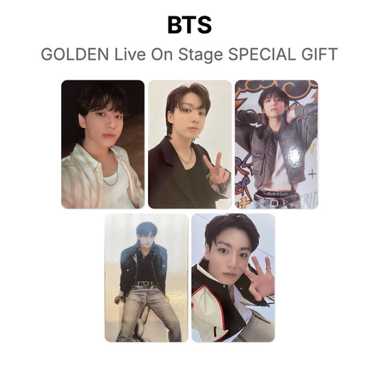 BTS GOLDEN Live On Stage SPECIAL GIFT 公式フォトカード