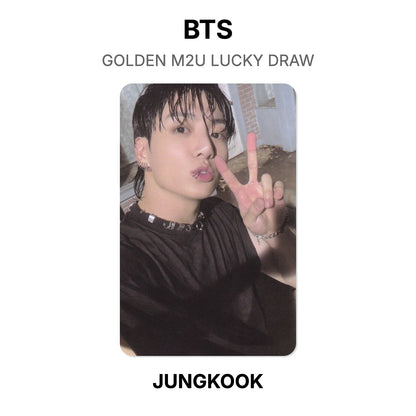 BTS GOLDEN M2U LUCKY DRAW Official Photocard