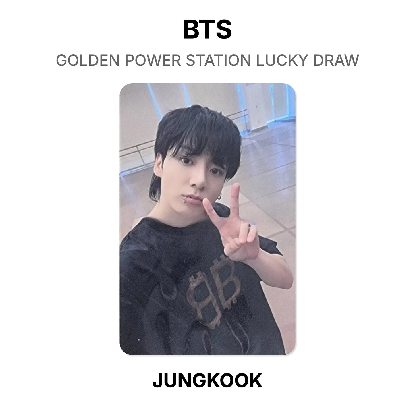 BTS GOLDEN POWER STATION LUCKY DRAW photocard oficial