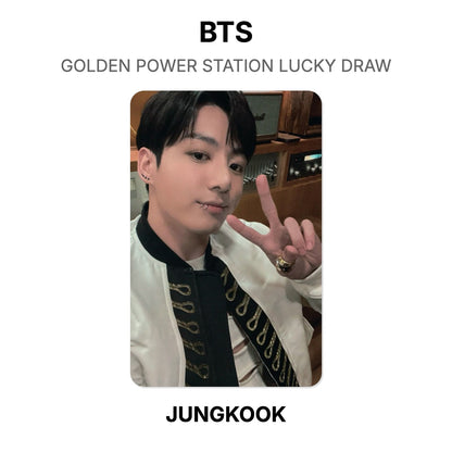 BTS GOLDEN POWER STATION LUCKY DRAW photocard oficial