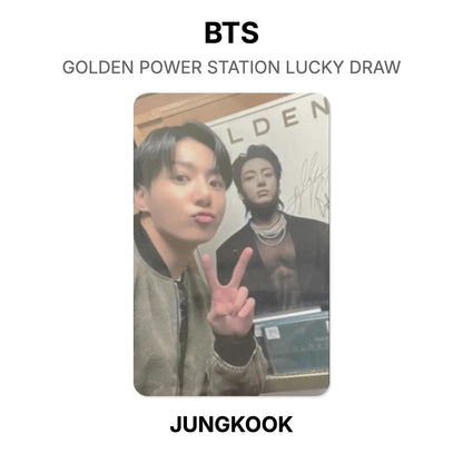 BTS GOLDEN POWER STATION LUCKY DRAW photocard oficial
