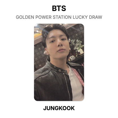 BTS GOLDEN POWER STATION LUCKY DRAW photocard oficial