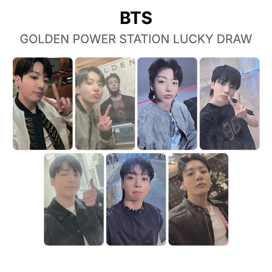BTS GOLDEN POWER STATION LUCKY DRAW 公式フォトカード