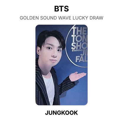 BTS GOLDEN SOUND WAVE LUCKY DRAW Offizielle Photocard