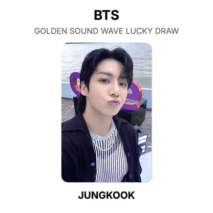 BTS GOLDEN SOUND WAVE LUCKY DRAW Offizielle Photocard