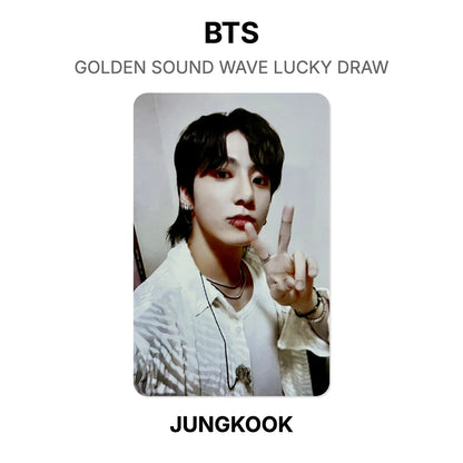 BTS GOLDEN SOUND WAVE LUCKY DRAW Offizielle Photocard