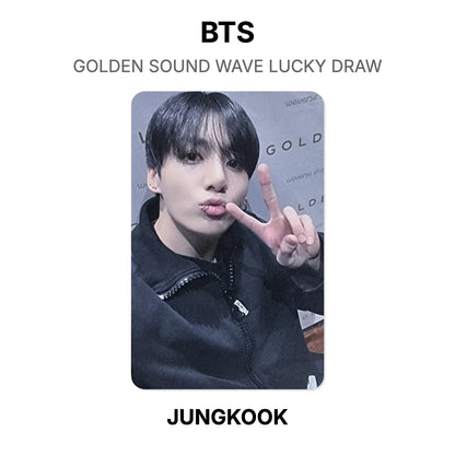BTS GOLDEN SOUND WAVE LUCKY DRAW Offizielle Photocard