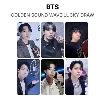 BTS GOLDEN SOUND WAVE LUCKY DRAW Offizielle Photocard