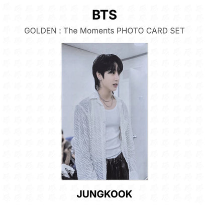 BTS GOLDEN : The Moments PHOTO CARD SET Official Photocard