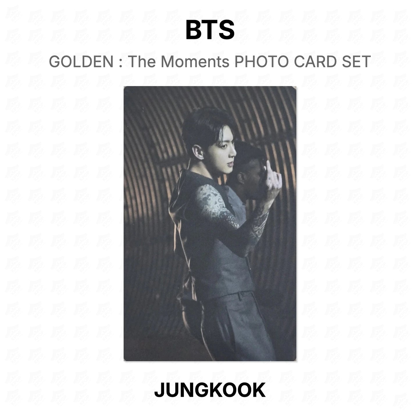 BTS GOLDEN : The Moments PHOTO CARD SET Official Photocard