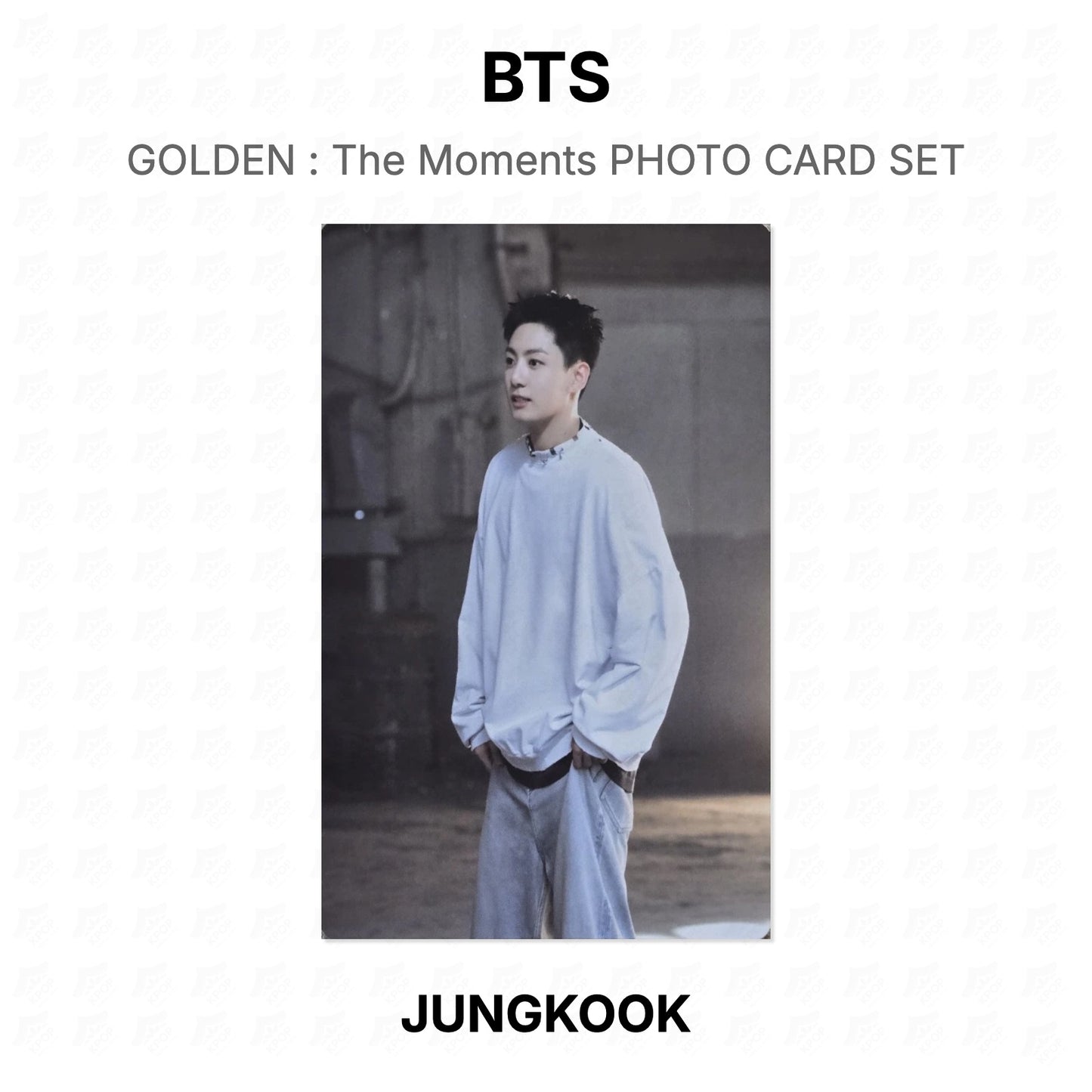 BTS GOLDEN : The Moments PHOTO CARD SET Official Photocard