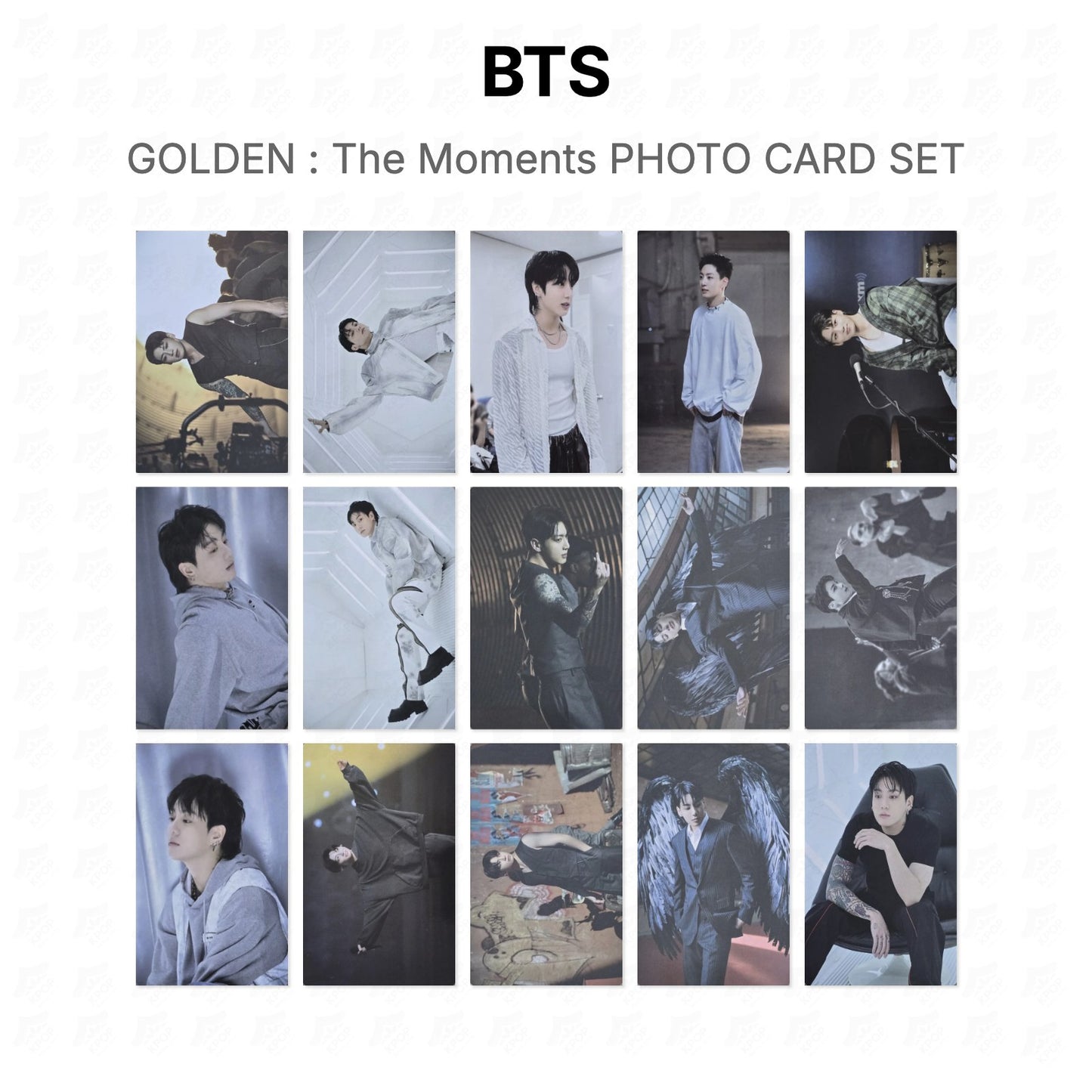 BTS GOLDEN : The Moments PHOTO CARD SET Official Photocard