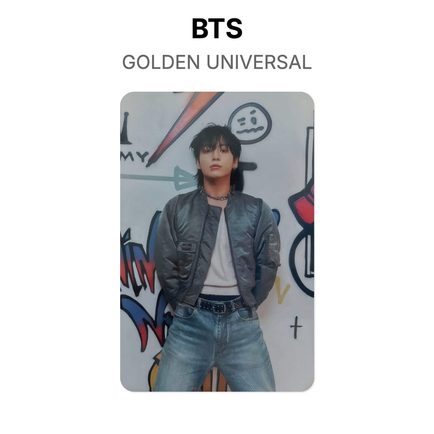 BTS GOLDEN UNIVERSAL Official Photocard
