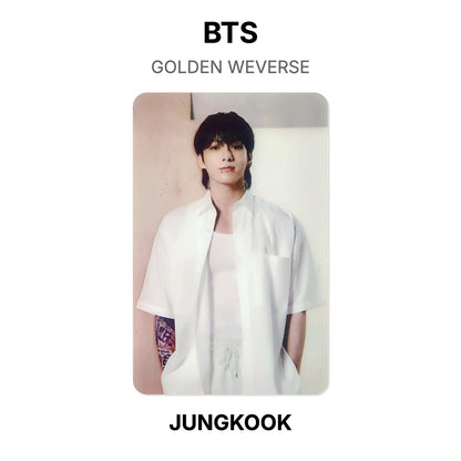 BTS GOLDEN WEVERSE photocard oficial