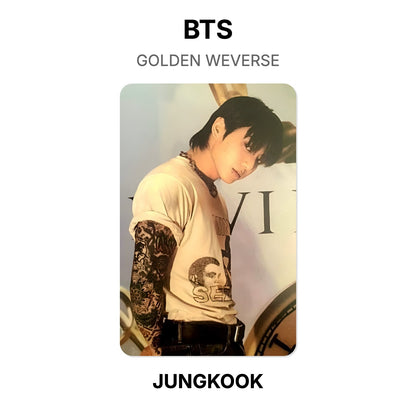 BTS GOLDEN WEVERSE photocard oficial