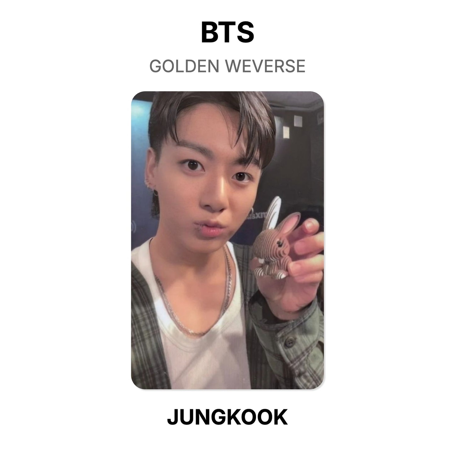 BTS GOLDEN WEVERSE photocard oficial