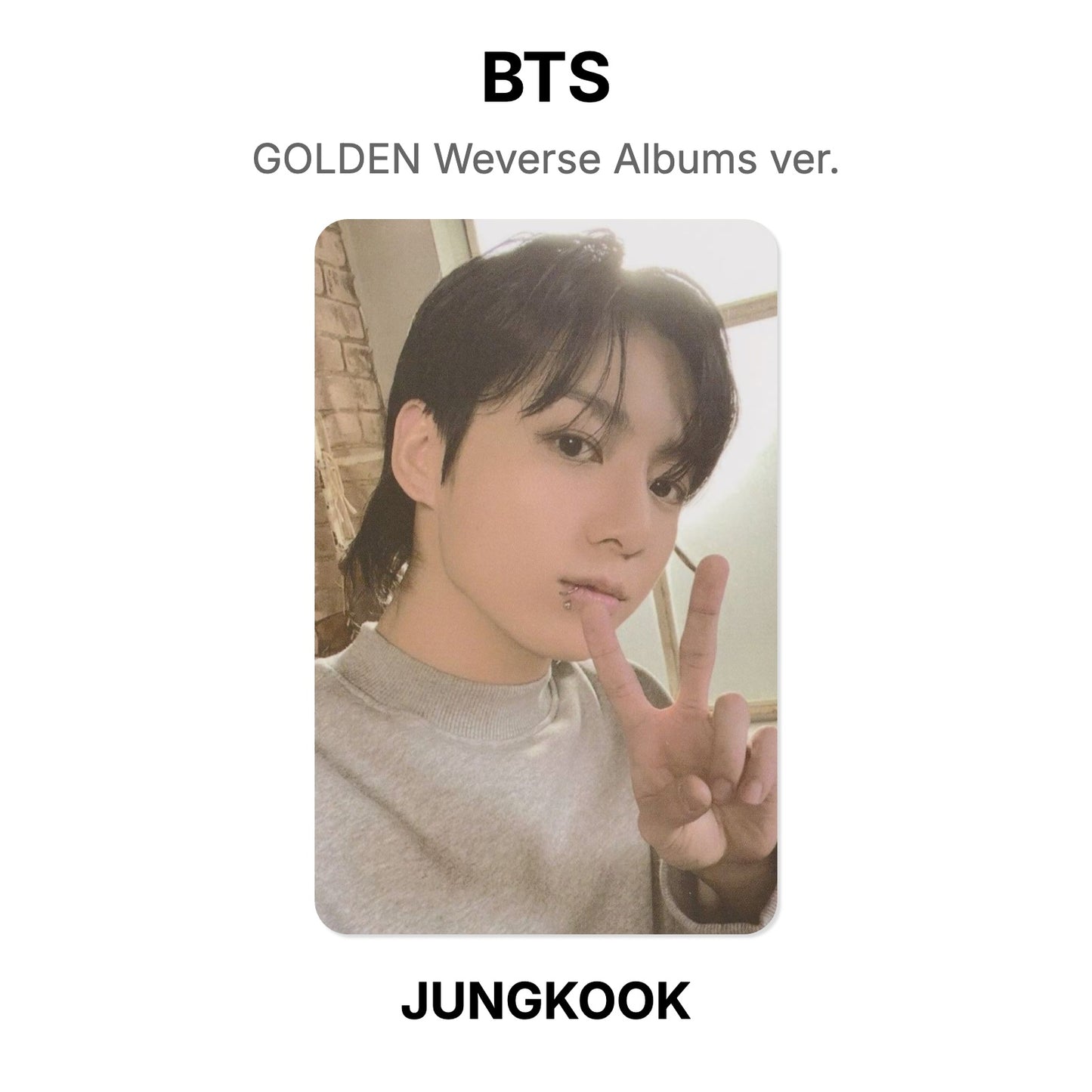 BTS GOLDEN Weverse Albums ver. photocard oficial