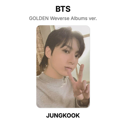 BTS GOLDEN Weverse Albums ver. photocard oficial