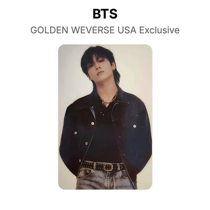 BTS GOLDEN WEVERSE USA Exclusive photocard officielle