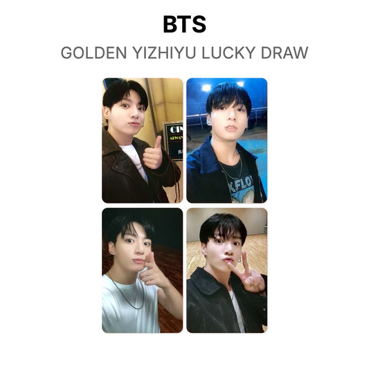 BTS GOLDEN YIZHIYU LUCKY DRAW Official Photocard