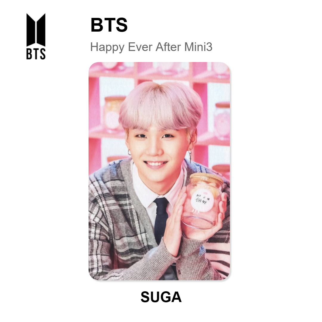 BTS Happy Ever After Mini3 photocard oficial