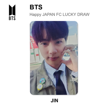 BTS Happy JAPAN FC LUCKY DRAW Official Photocard