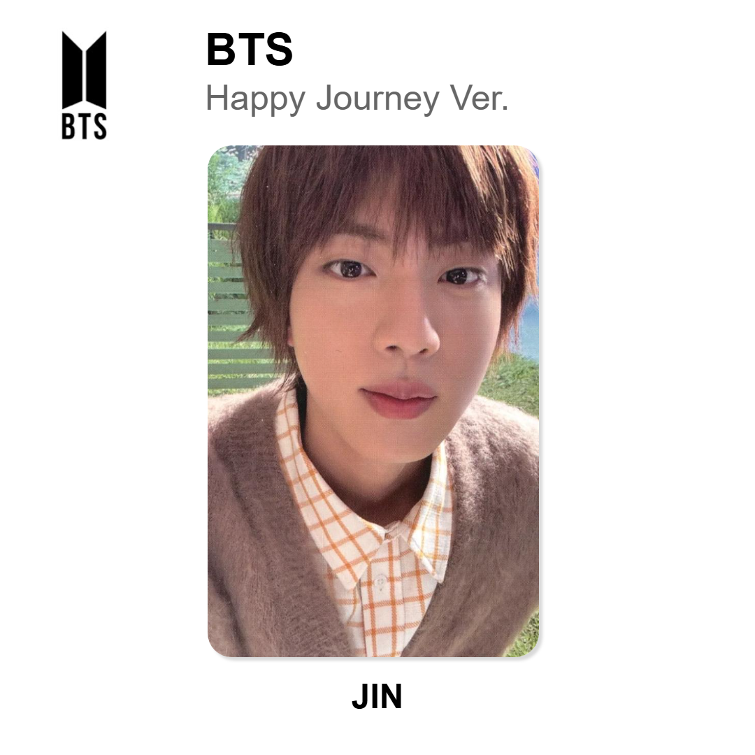 BTS Happy Journey Ver. photocard officielle