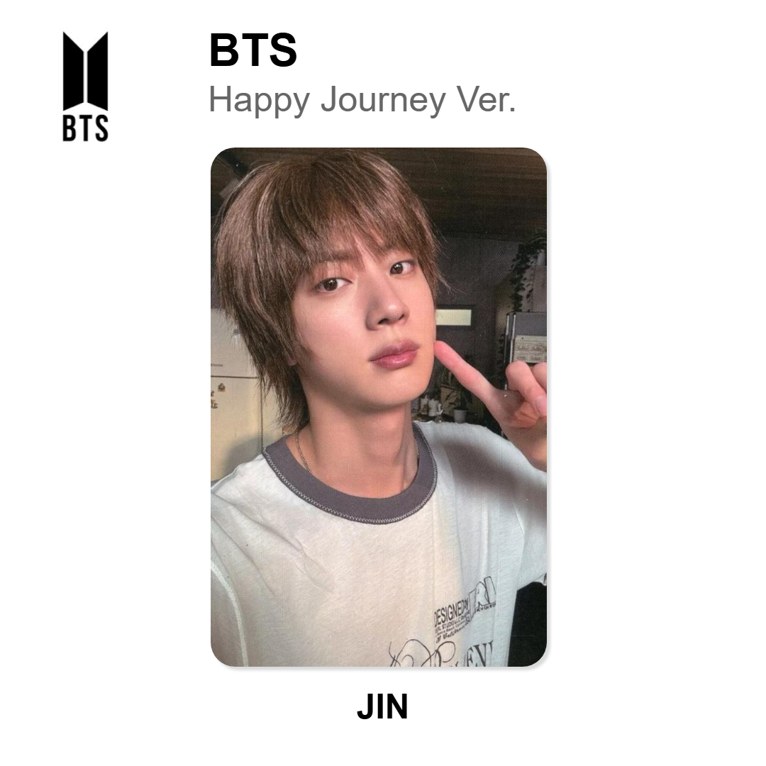 BTS Happy Journey Ver. photocard officielle