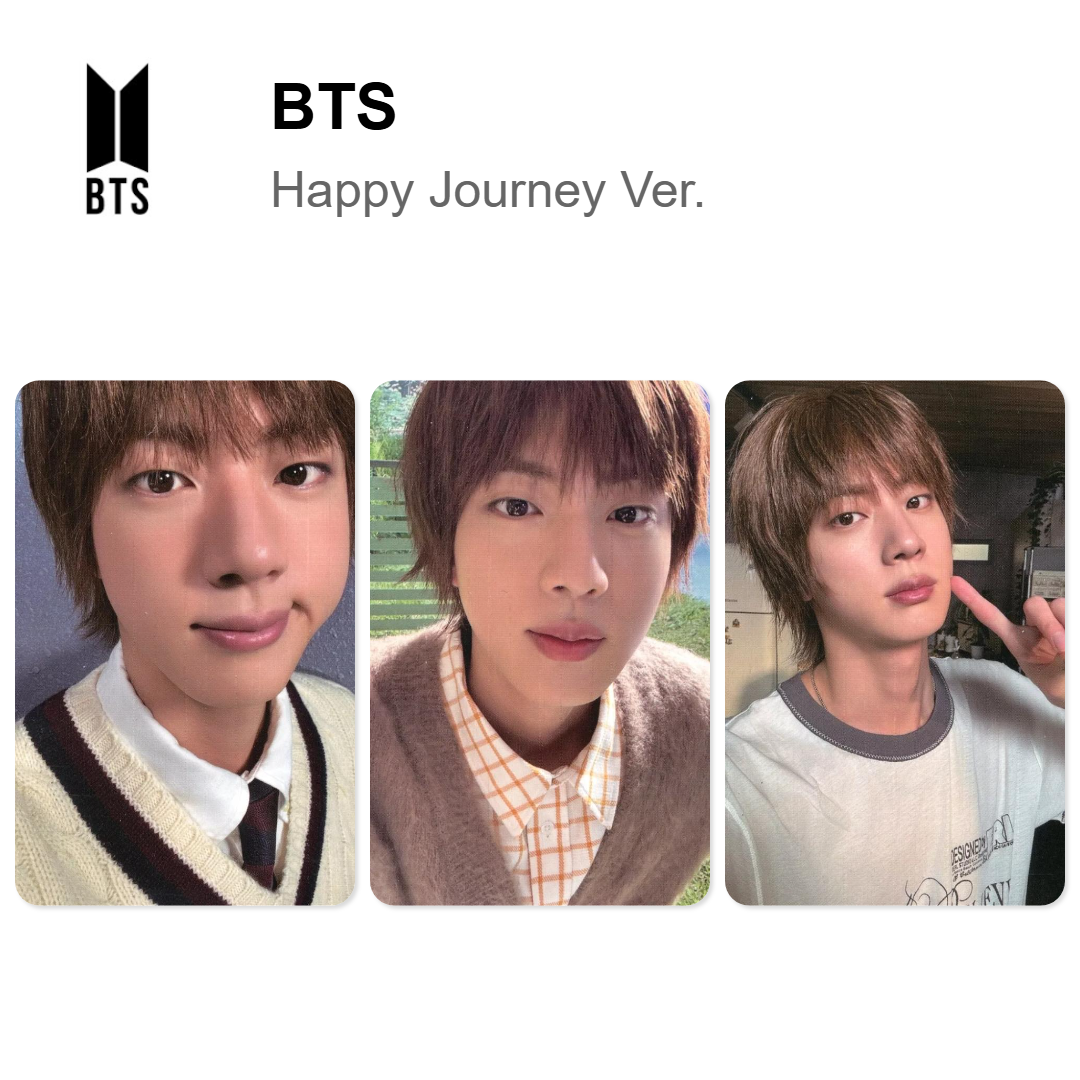 BTS Happy Journey Ver. photocard officielle