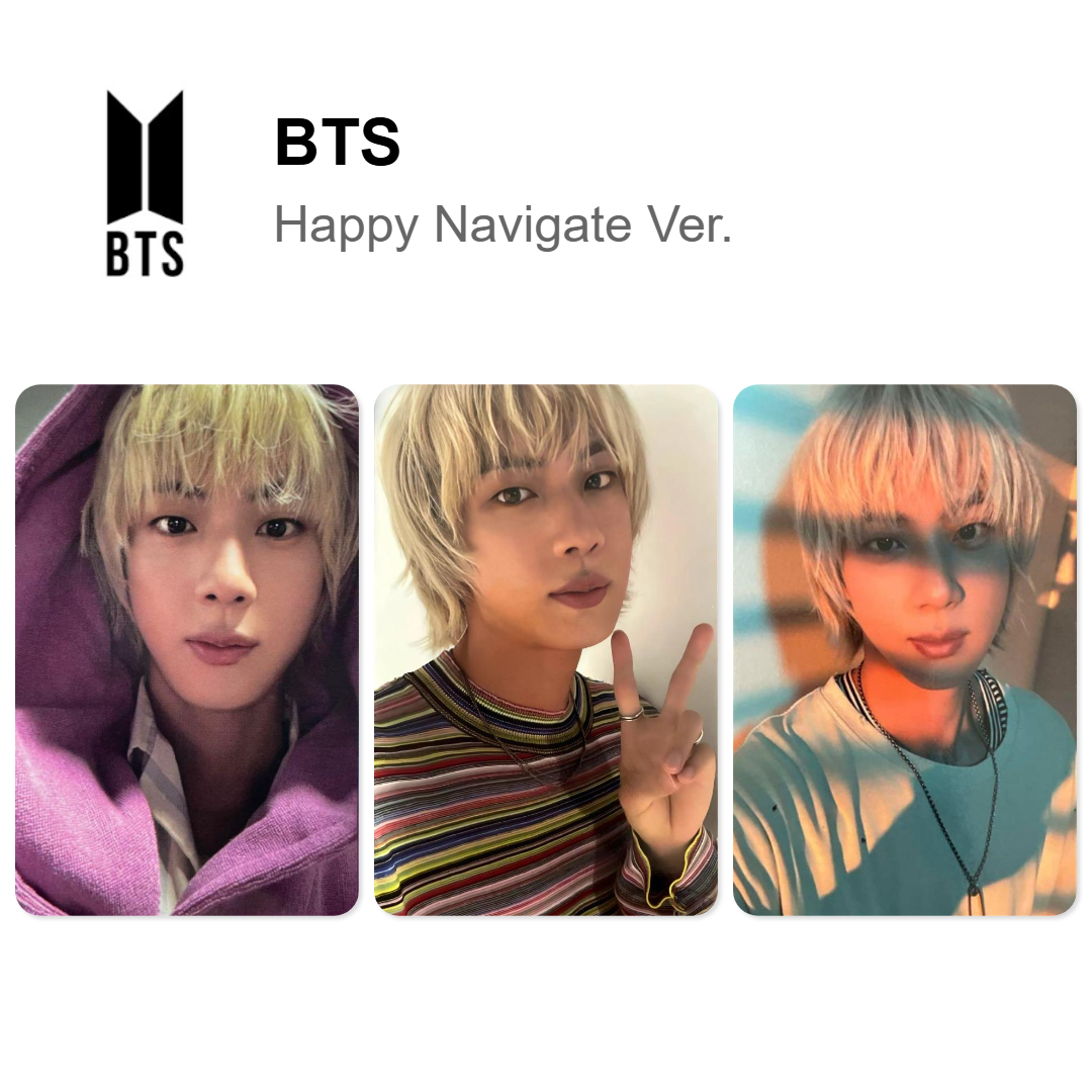 BTS Happy Navigate Ver. Official Photocard