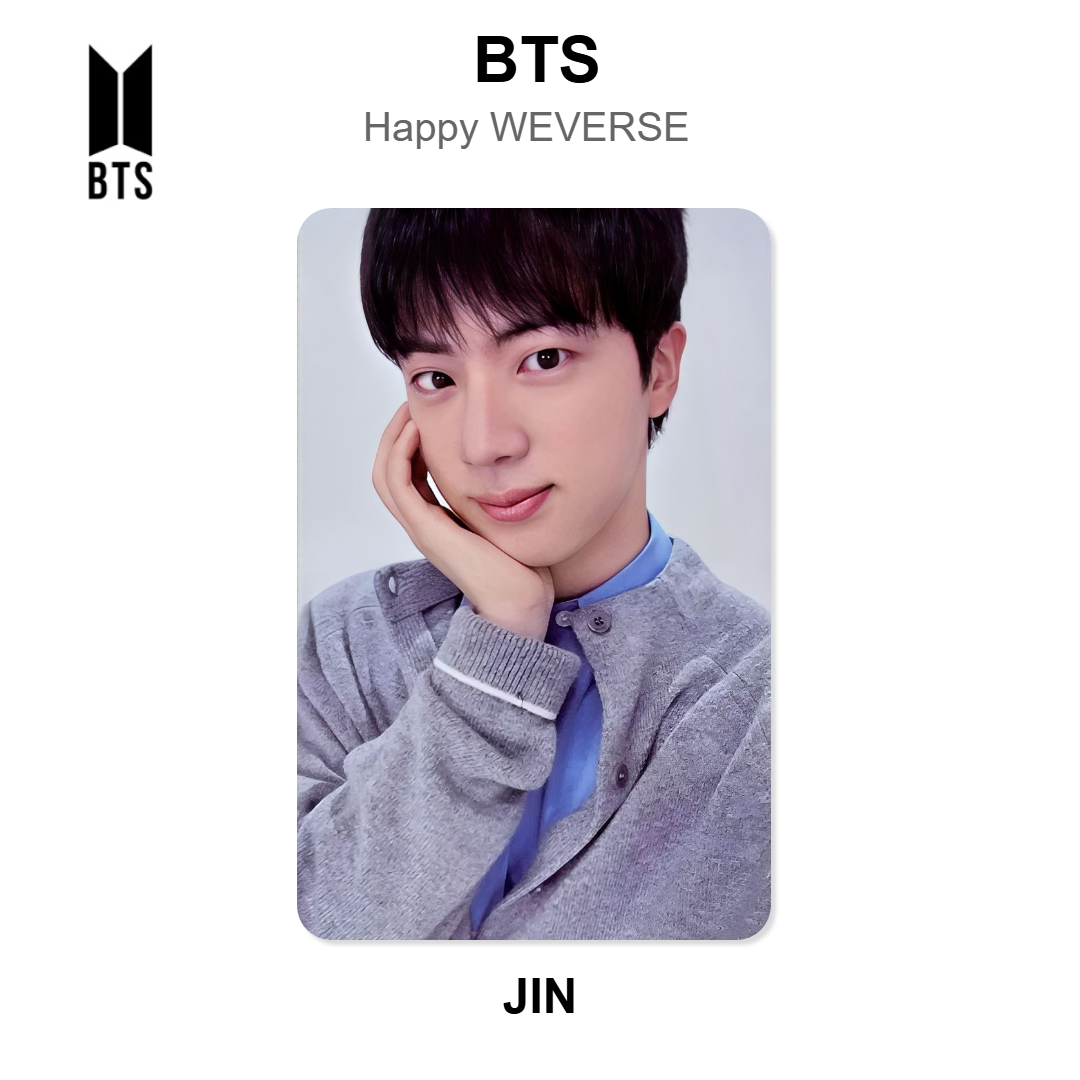 BTS Happy WEVERSE Offizielle Photocard