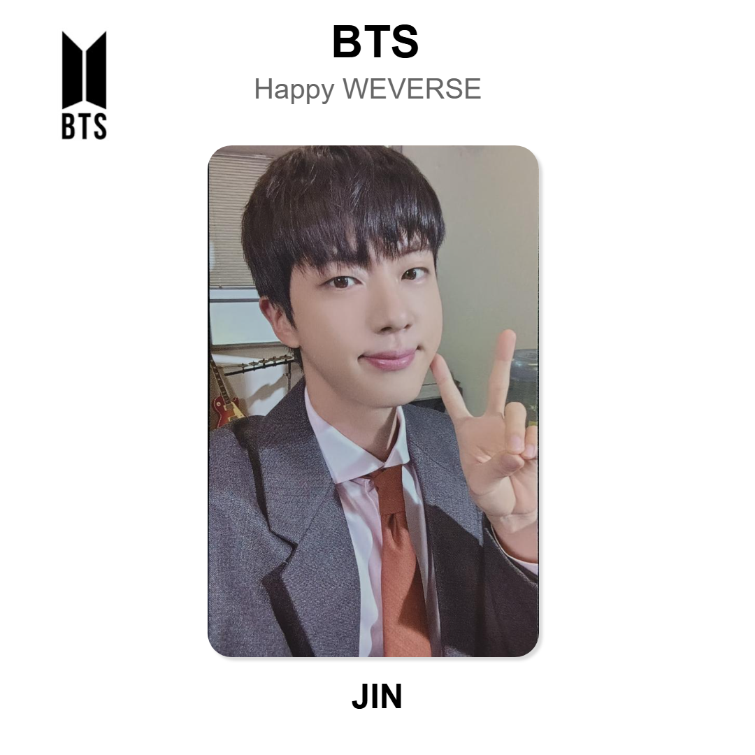 BTS Happy WEVERSE Offizielle Photocard