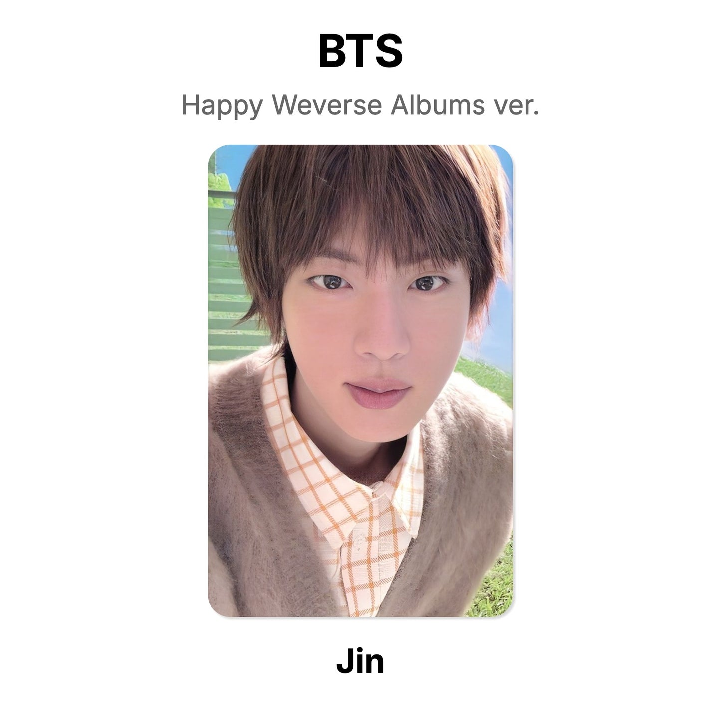 BTS Happy Weverse Albums ver. Official Photocard