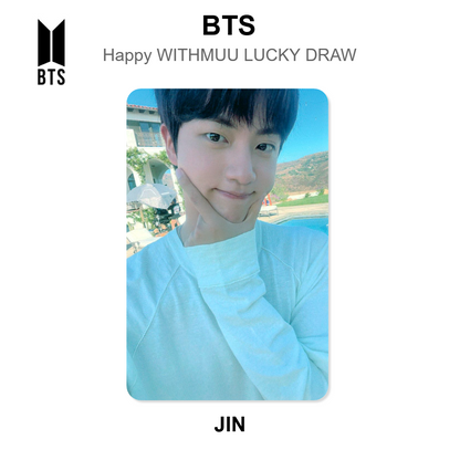 BTS Happy WITHMUU LUCKY DRAW Offizielle Photocard