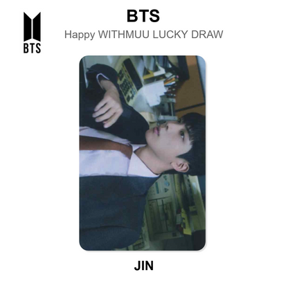 BTS Happy WITHMUU LUCKY DRAW Offizielle Photocard