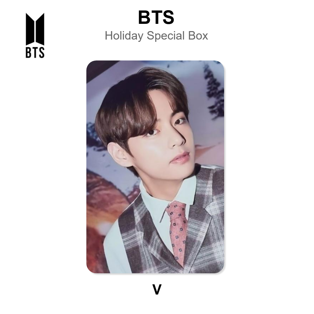 BTS Holiday Special Box Official Photocard