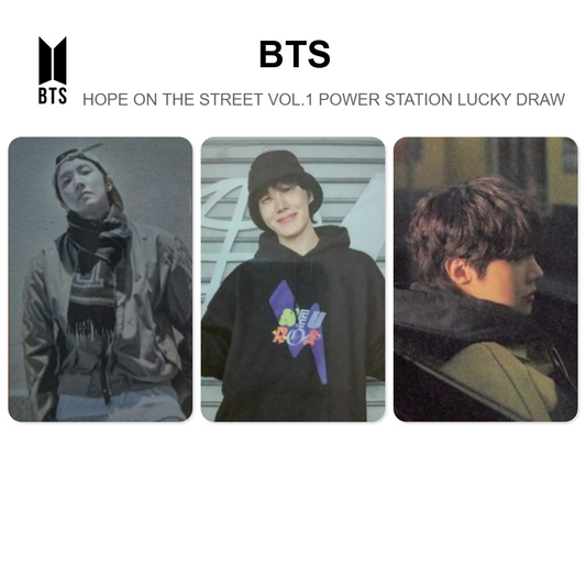 BTS HOPE ON THE STREET VOL.1 POWER STATION LUCKY DRAW 公式フォトカード
