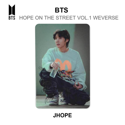BTS HOPE ON THE STREET VOL.1 WEVERSE photocard officielle