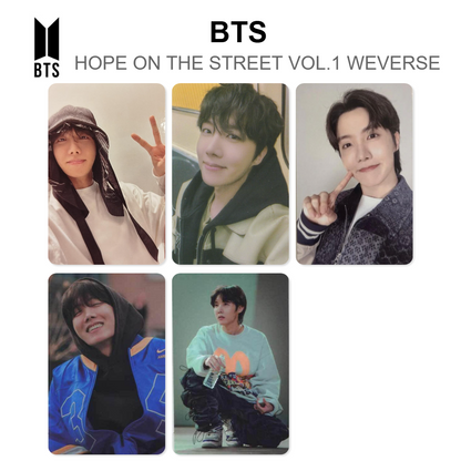 BTS HOPE ON THE STREET VOL.1 WEVERSE photocard officielle