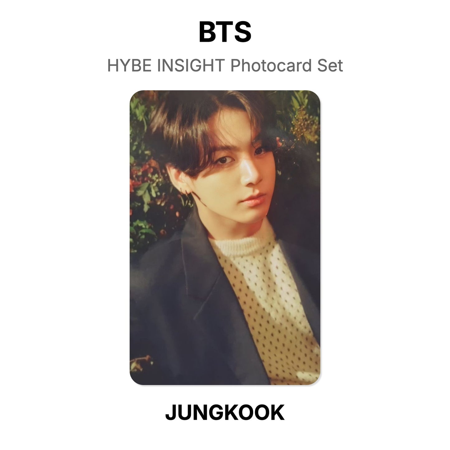BTS HYBE INSIGHT Photocard Set photocard officielle
