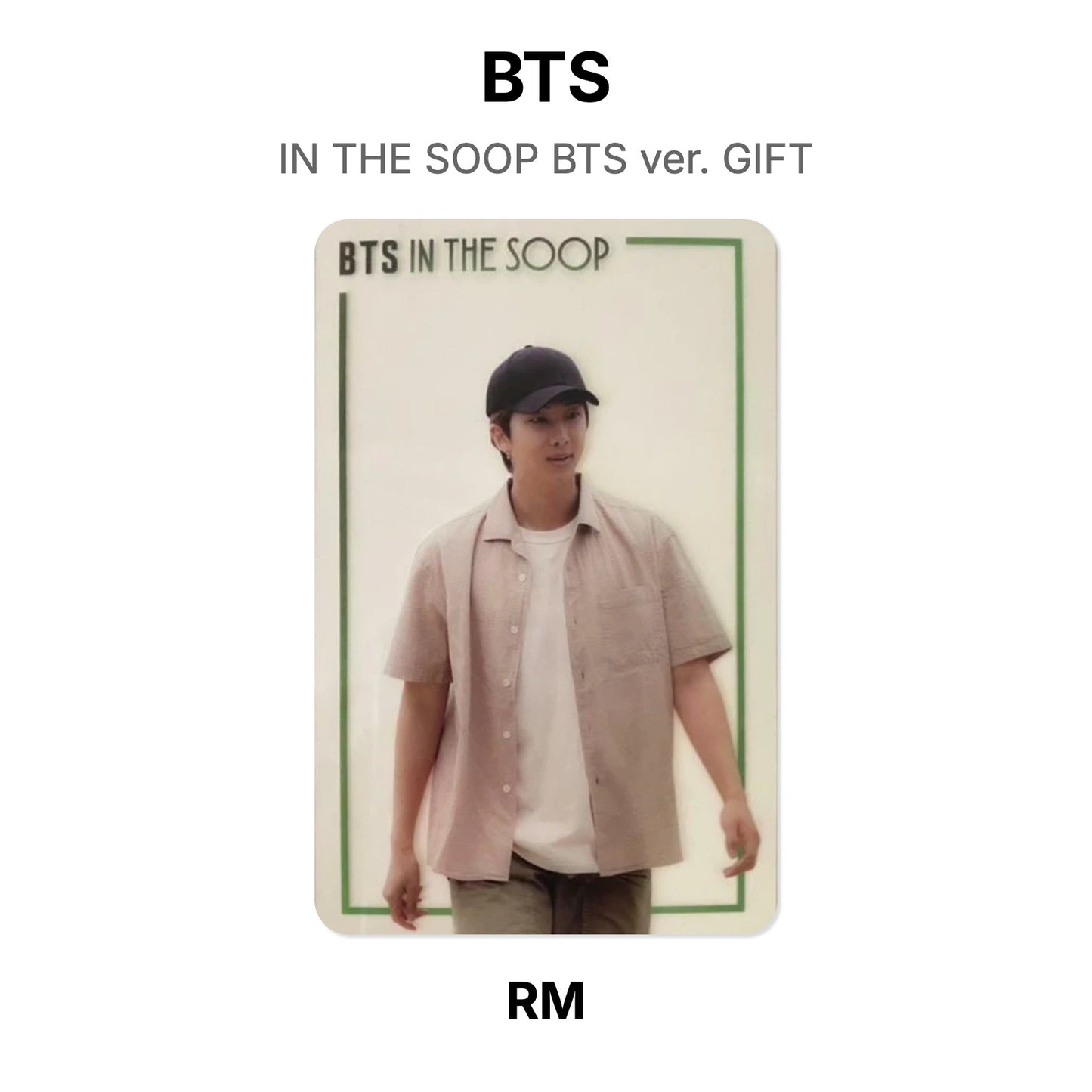BTS IN THE SOOP BTS ver. GIFT Offizielle Photocard