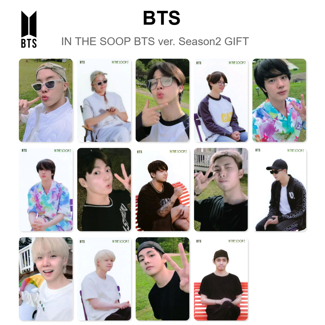 BTS IN THE SOOP BTS ver. Season2 GIFT photocard ufficiale