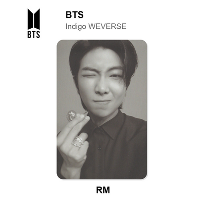 BTS Indigo WEVERSE Offizielle Photocard