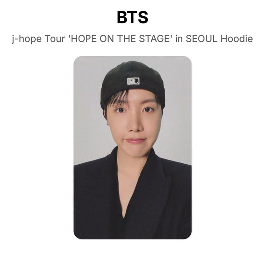 BTS j-hope Tour 'HOPE ON THE STAGE' in SEOUL Hoodie 公式フォトカード