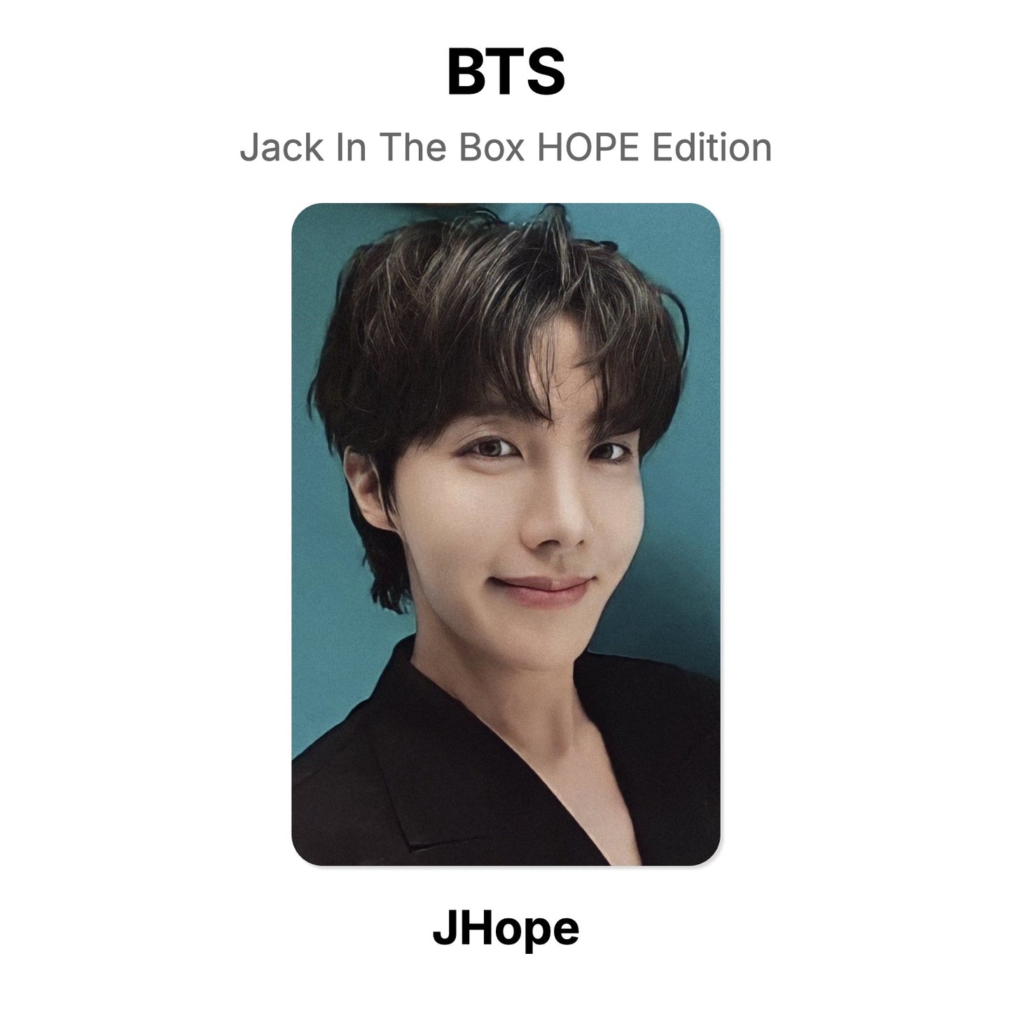 BTS Jack In The Box HOPE Edition photocard officielle