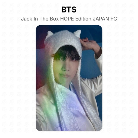 BTS Jack In The Box HOPE Edition JAPAN FC Official Photocard
